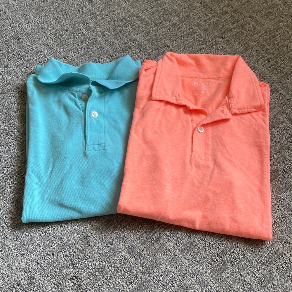 Boys short sleeve polos
